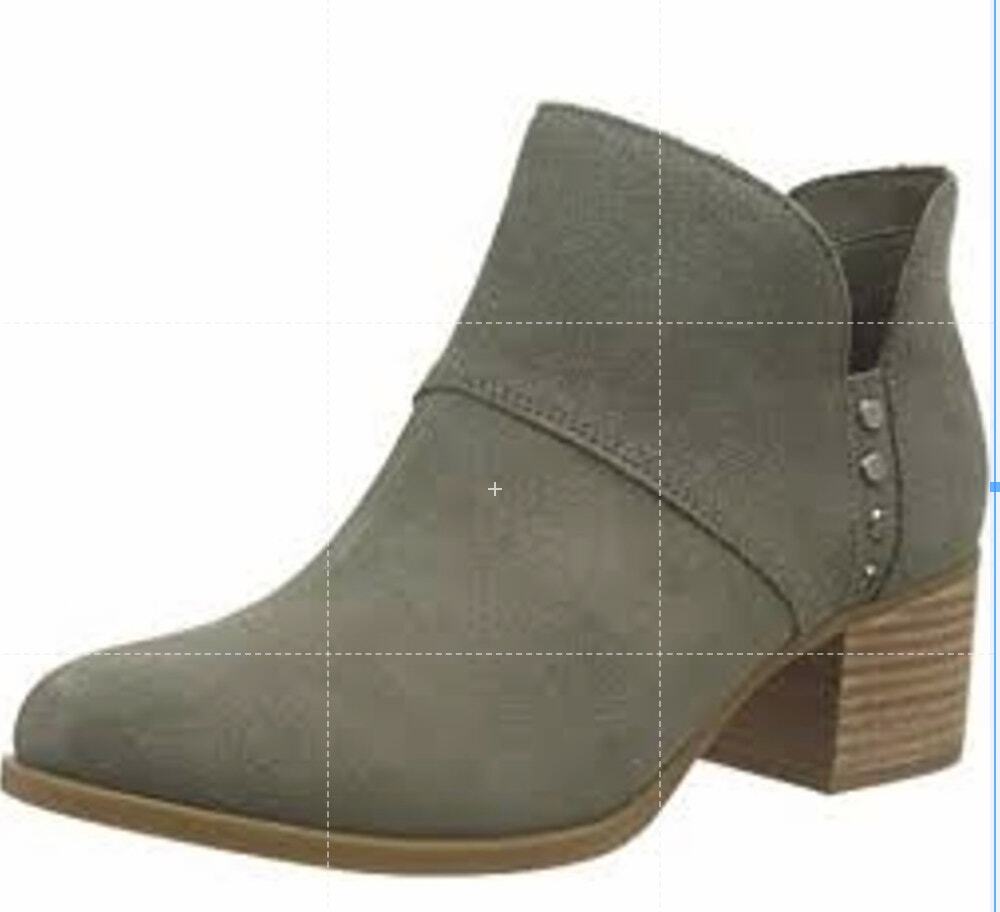 KOOLABURRA by UGG Sofiya Suede Studded Ankle Boots Sofiya Green Dusty Olive 7